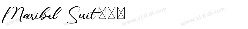 Maribel Suit字体转换